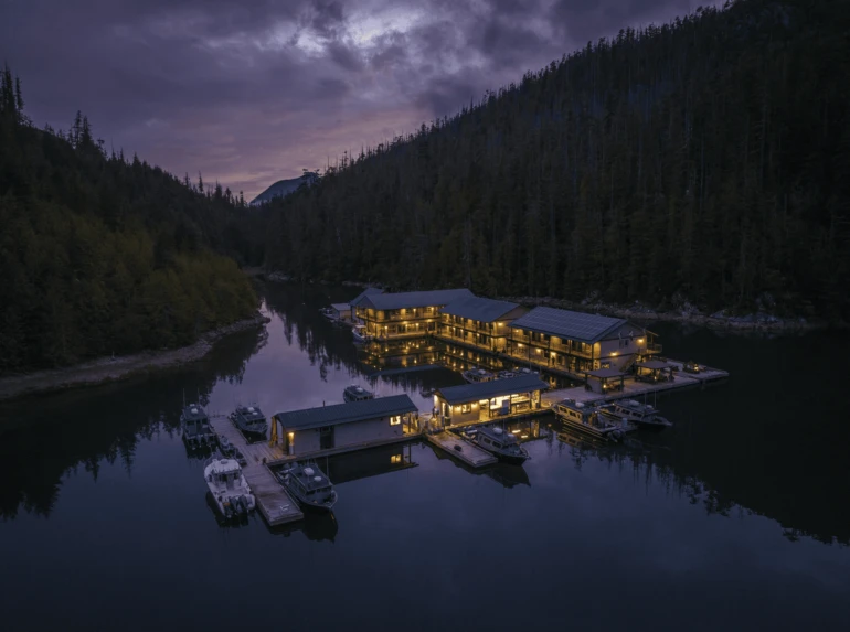 Newton Cove Resort located just outside Nootka Sound on Vancouver Island