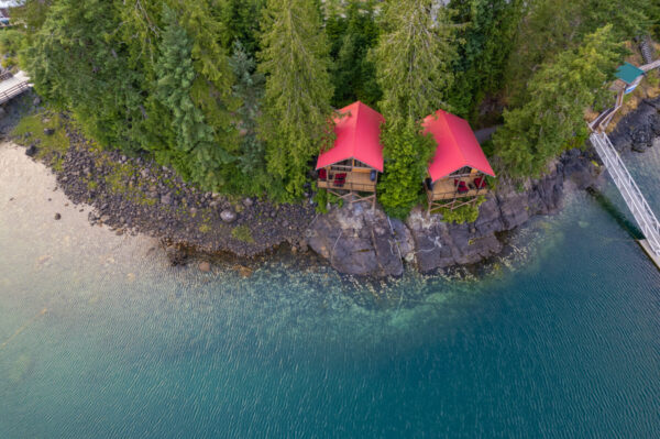 Moutcha Bay Resort Chalets Aerial